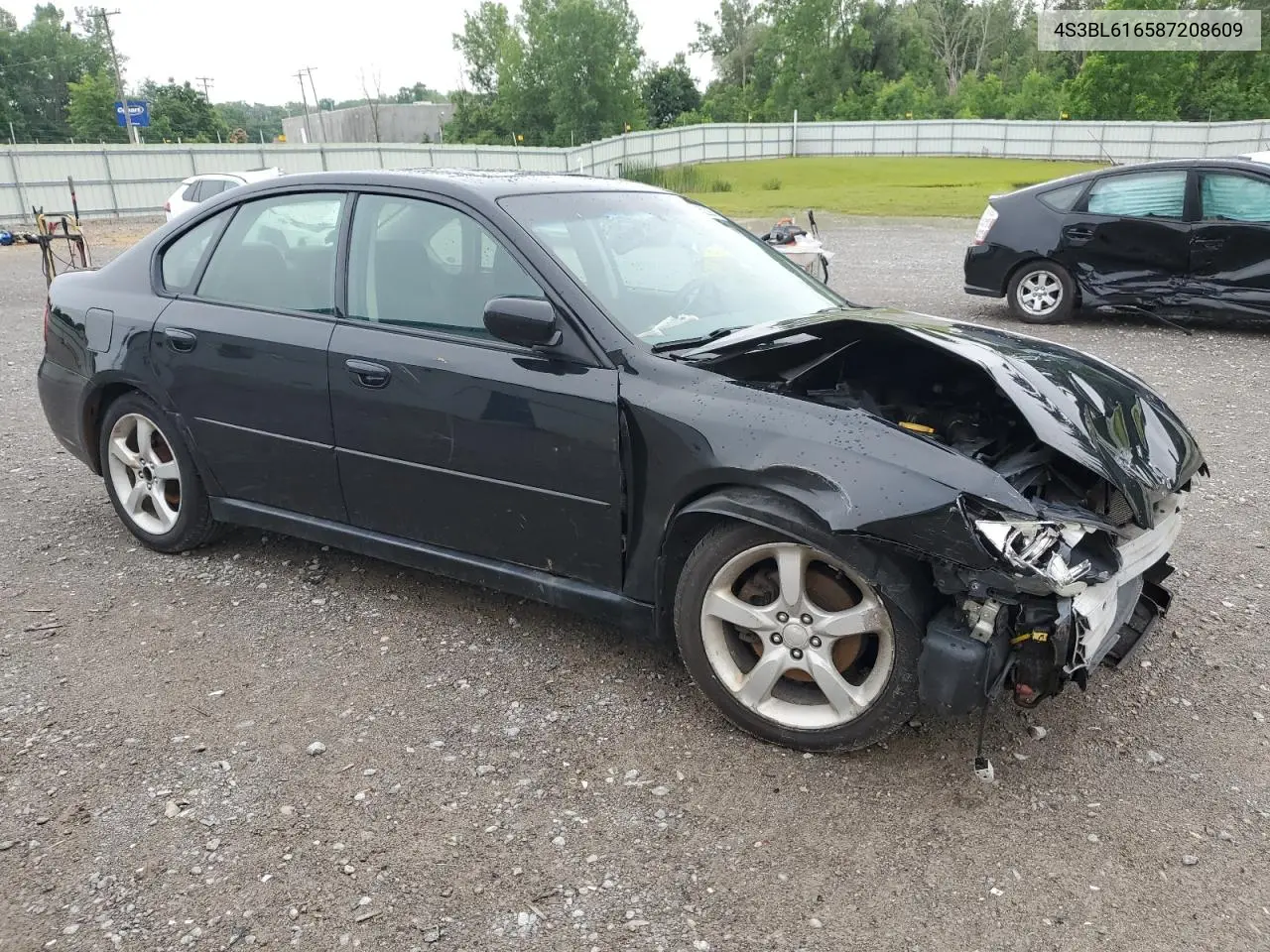 2008 Subaru Legacy 2.5I VIN: 4S3BL616587208609 Lot: 62362335