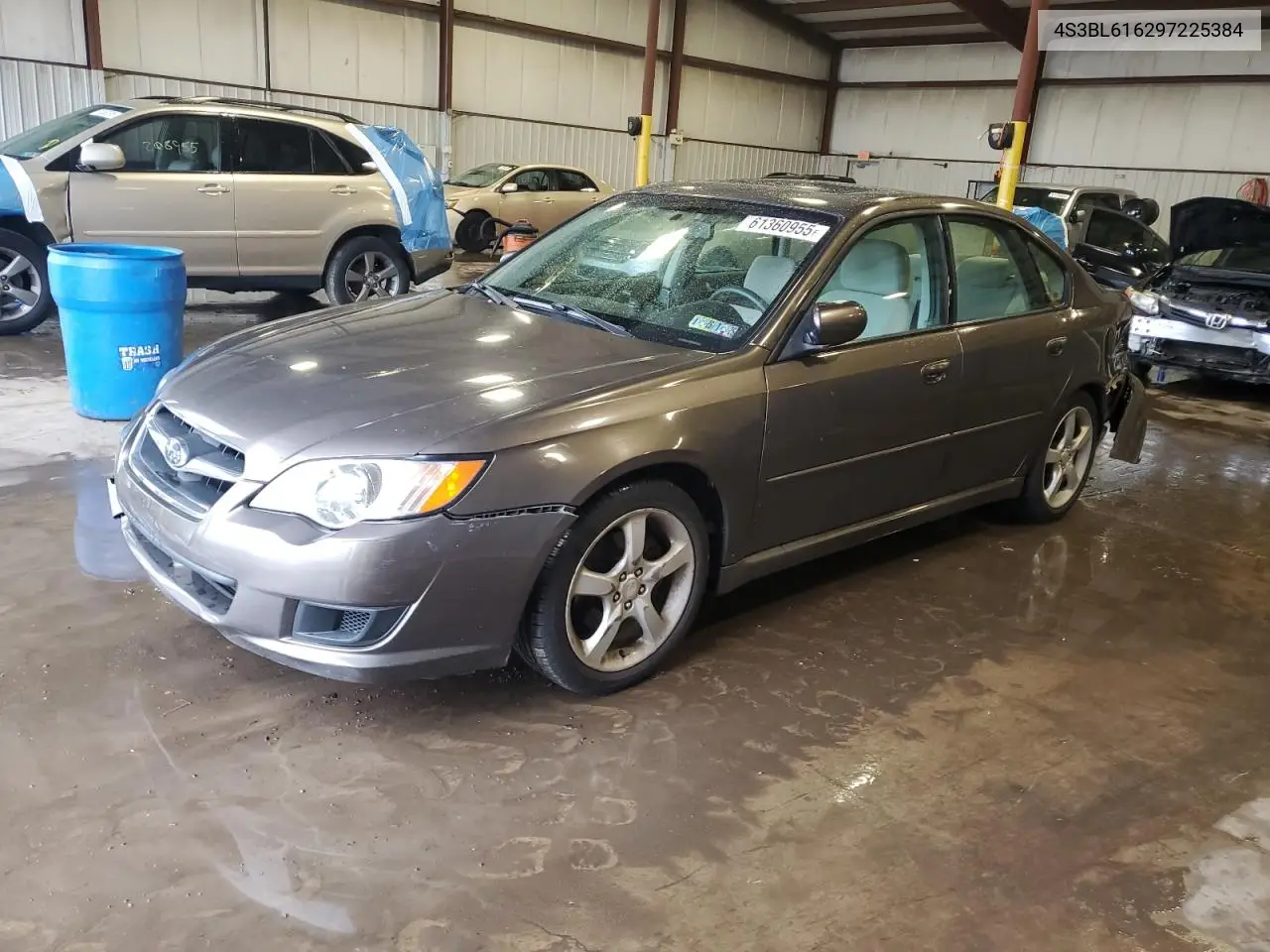 2009 Subaru Legacy 2.5I VIN: 4S3BL616297225384 Lot: 61360955