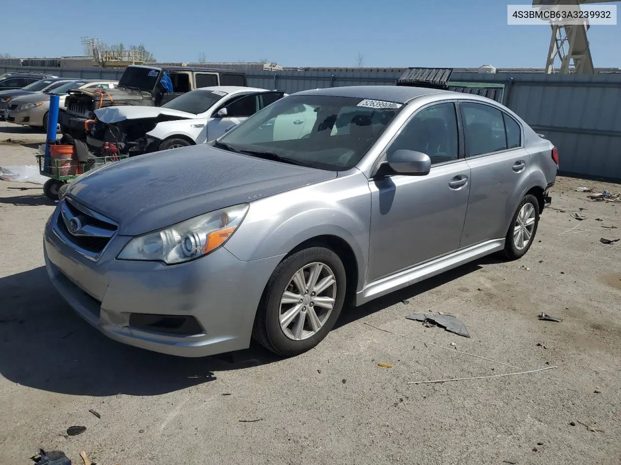 2010 Subaru Legacy 2.5I Premium VIN: 4S3BMCB63A3239932 Lot: 52639905