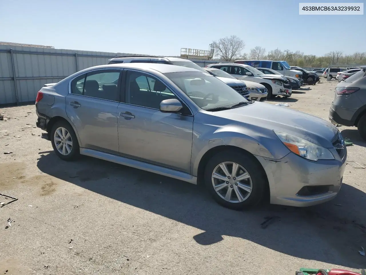 2010 Subaru Legacy 2.5I Premium VIN: 4S3BMCB63A3239932 Lot: 52639905
