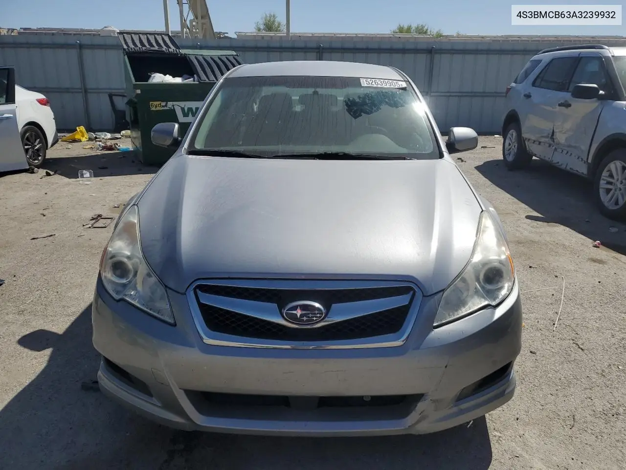 2010 Subaru Legacy 2.5I Premium VIN: 4S3BMCB63A3239932 Lot: 52639905