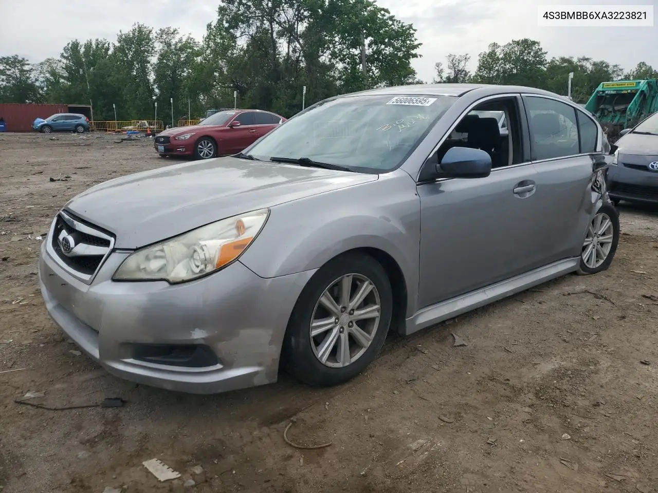 2010 Subaru Legacy 2.5I Premium VIN: 4S3BMBB6XA3223821 Lot: 56006595