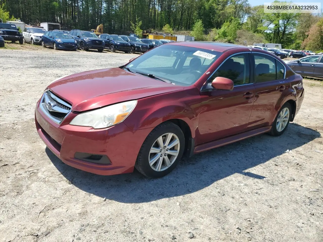2010 Subaru Legacy 2.5I Premium VIN: 4S3BMBE61A3232953 Lot: 56013355