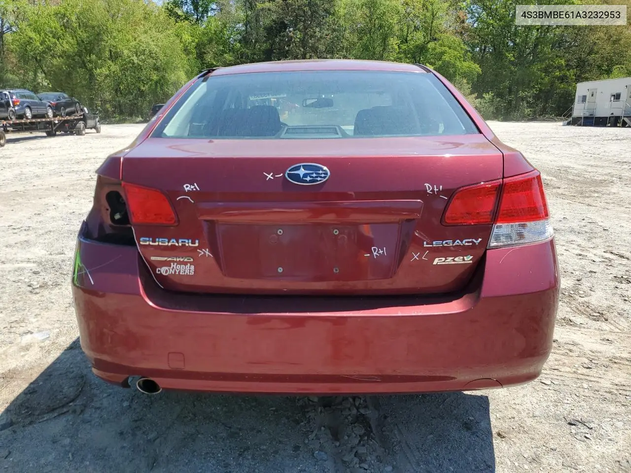 2010 Subaru Legacy 2.5I Premium VIN: 4S3BMBE61A3232953 Lot: 56013355