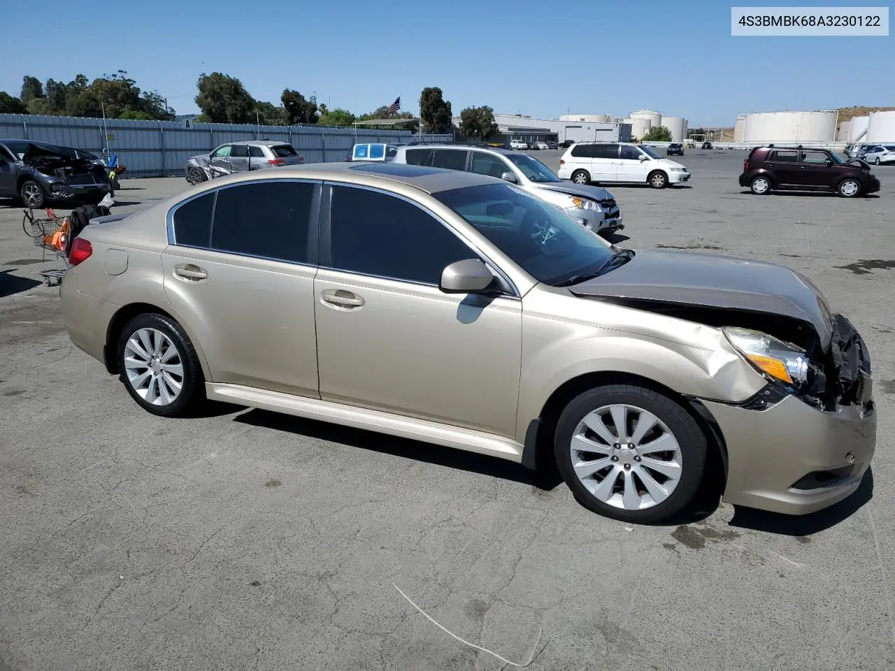 2010 Subaru Legacy 2.5I Limited VIN: 4S3BMBK68A3230122 Lot: 63115515