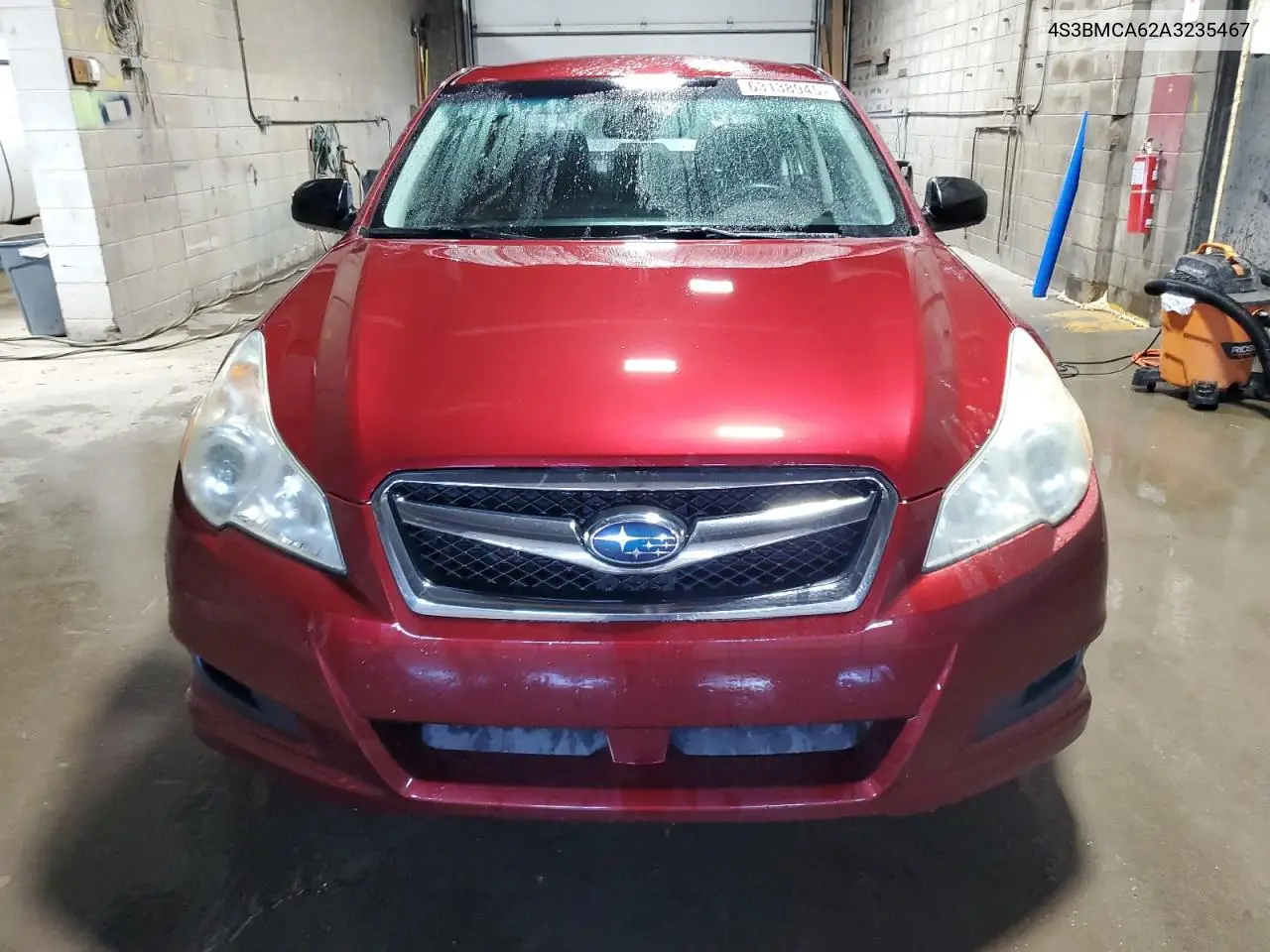 2010 Subaru Legacy 2.5I VIN: 4S3BMCA62A3235467 Lot: 63138945