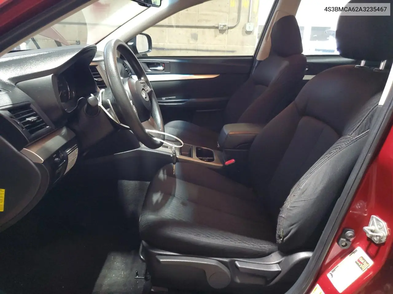 2010 Subaru Legacy 2.5I VIN: 4S3BMCA62A3235467 Lot: 63138945