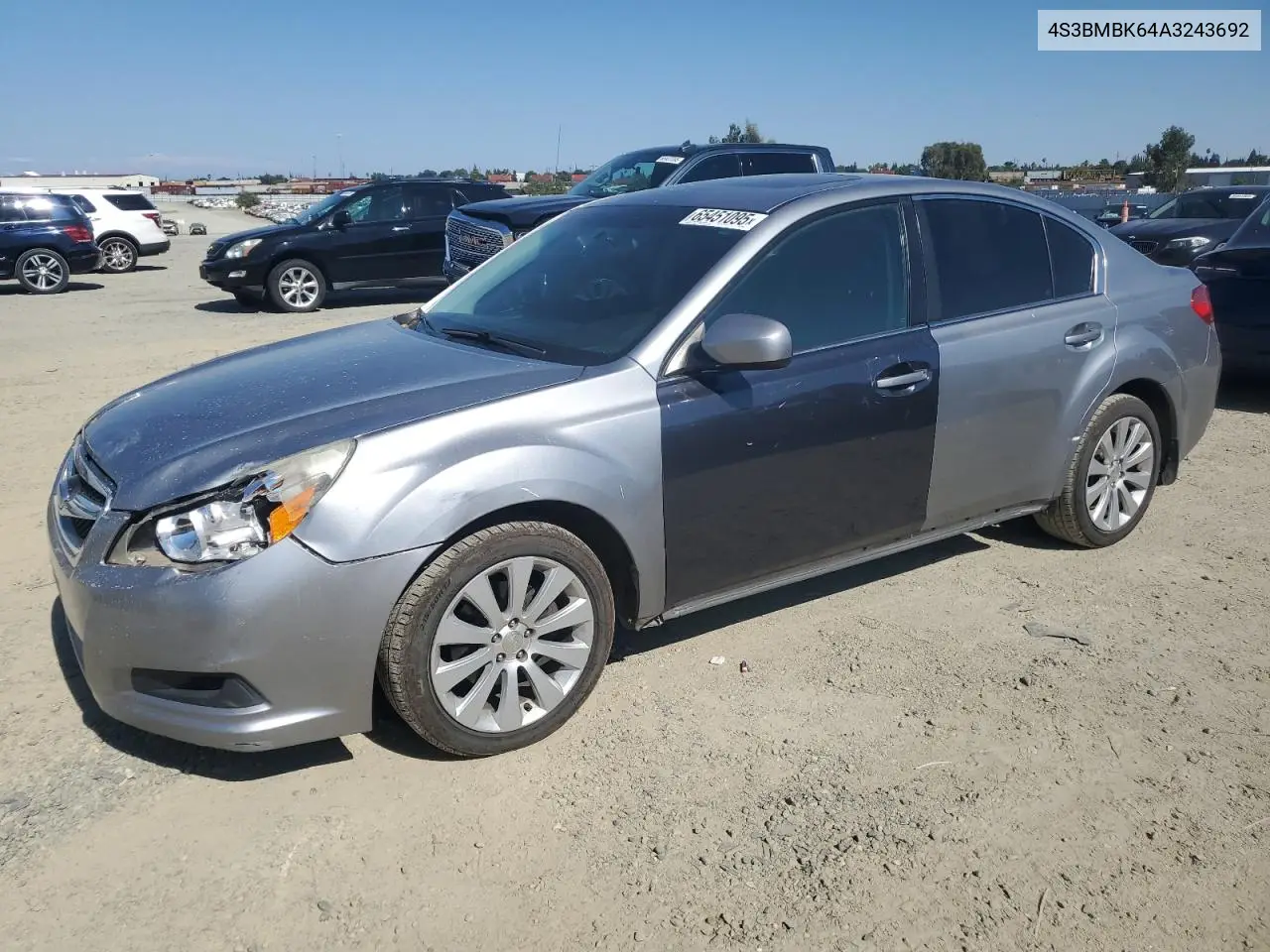 2010 Subaru Legacy 2.5I Limited VIN: 4S3BMBK64A3243692 Lot: 65451095