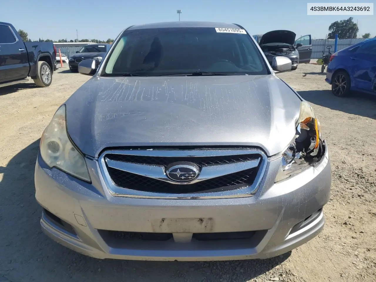 2010 Subaru Legacy 2.5I Limited VIN: 4S3BMBK64A3243692 Lot: 65451095