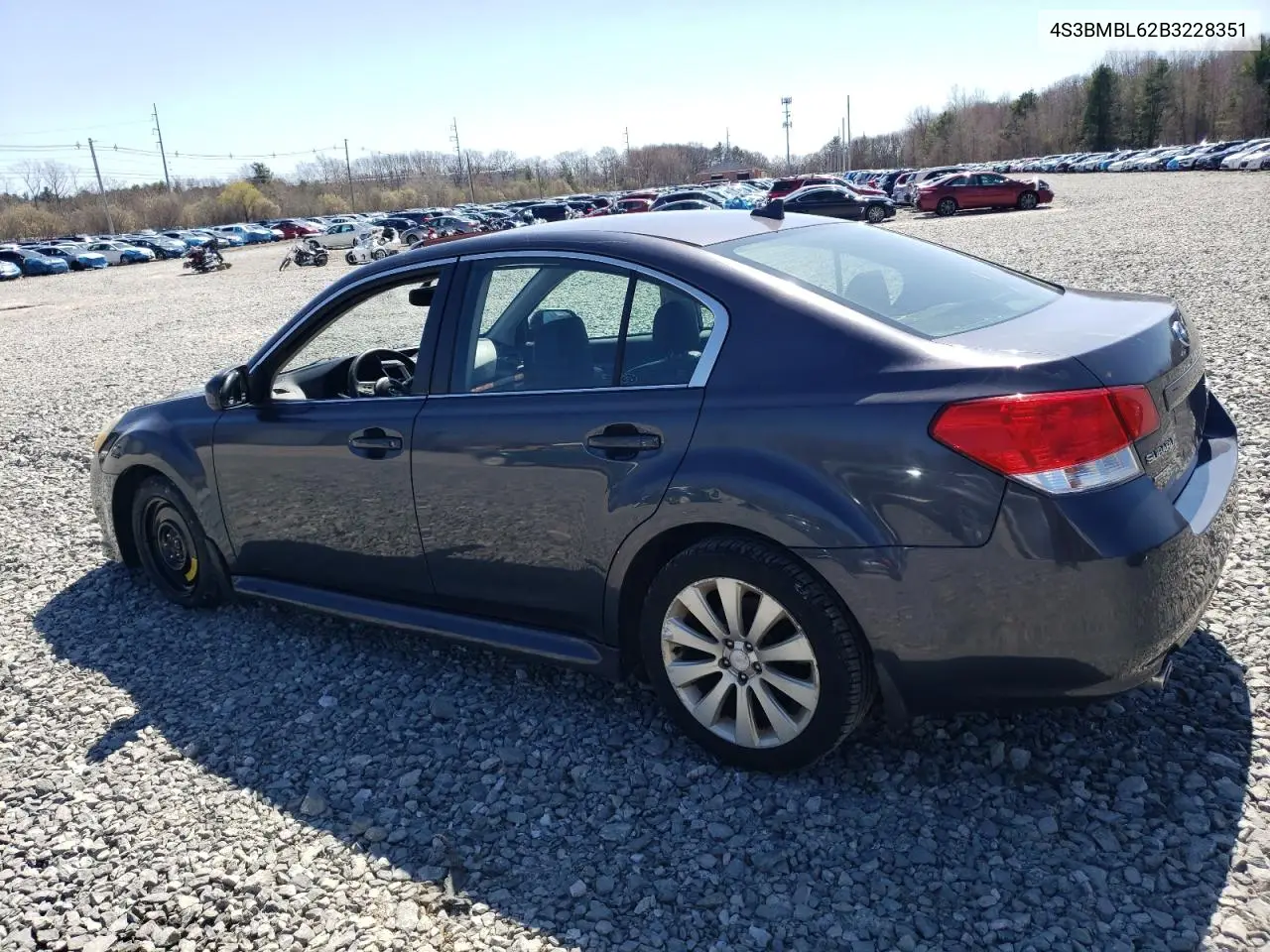 2011 Subaru Legacy 2.5I Limited VIN: 4S3BMBL62B3228351 Lot: 53044135