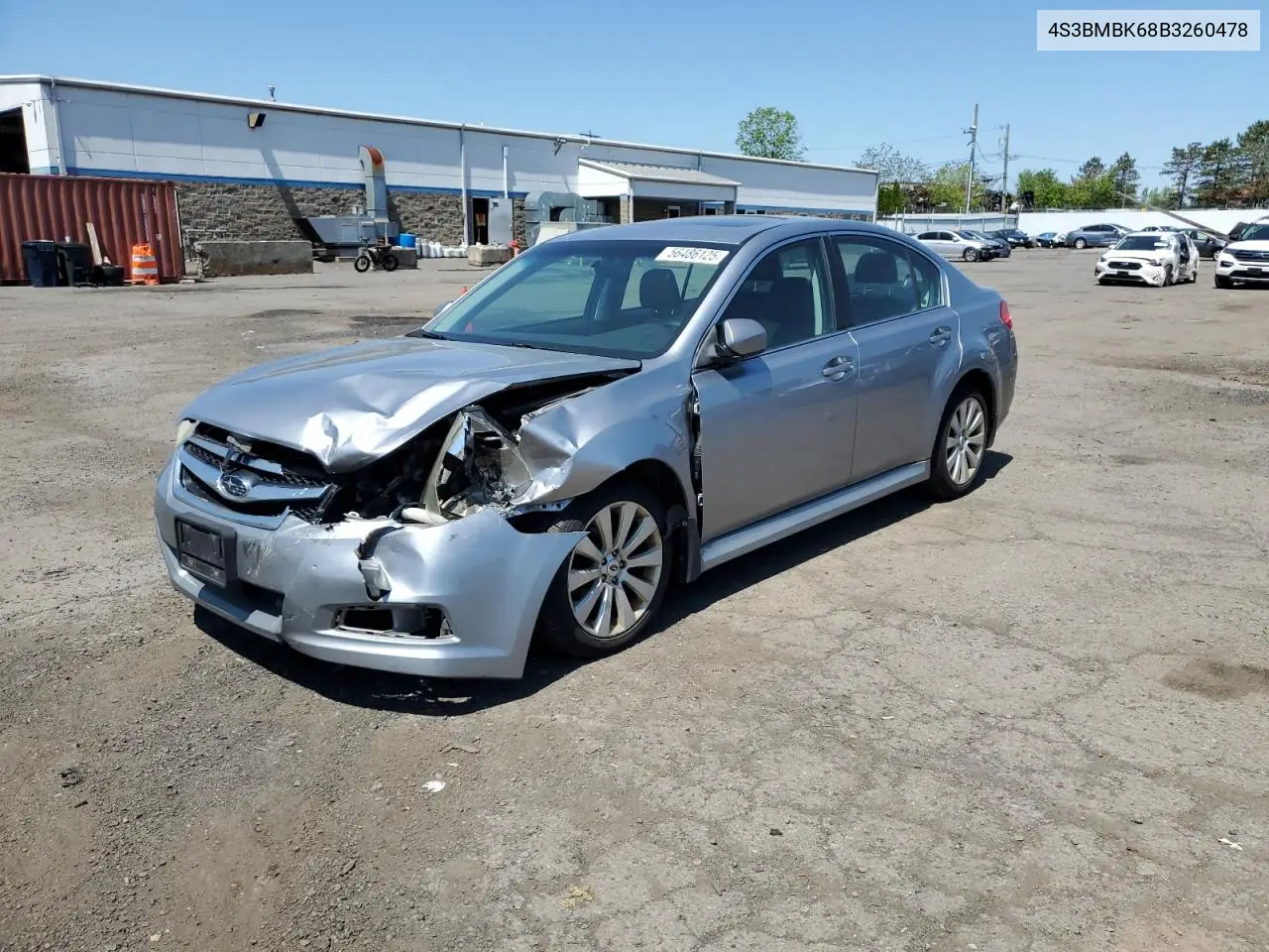 2011 Subaru Legacy 2.5I Limited VIN: 4S3BMBK68B3260478 Lot: 56486125