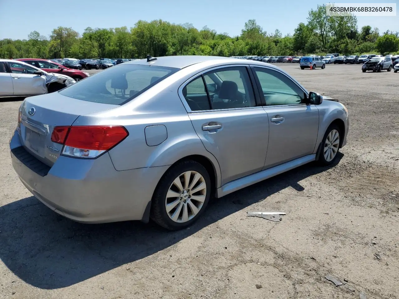 2011 Subaru Legacy 2.5I Limited VIN: 4S3BMBK68B3260478 Lot: 56486125