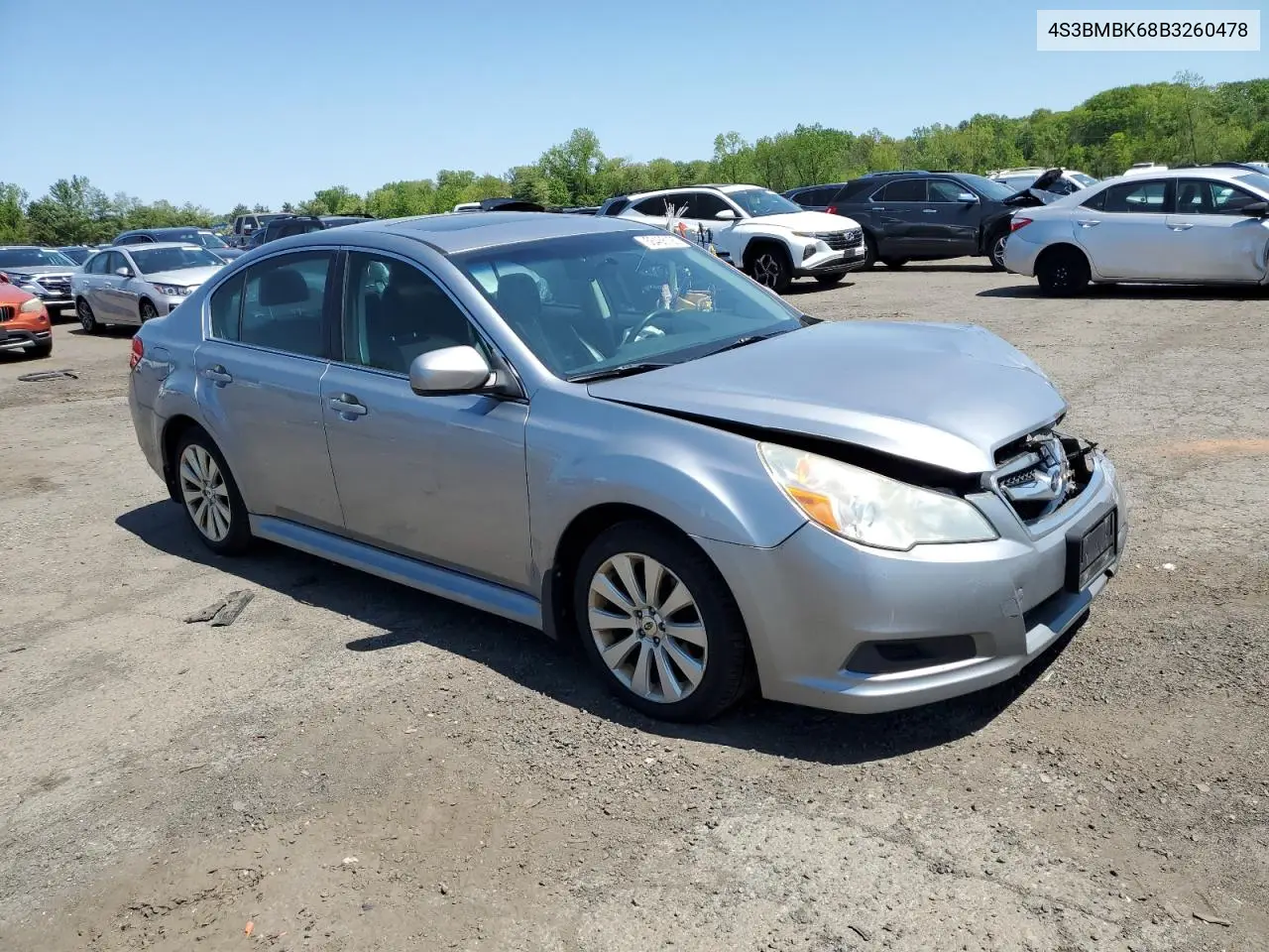 2011 Subaru Legacy 2.5I Limited VIN: 4S3BMBK68B3260478 Lot: 56486125
