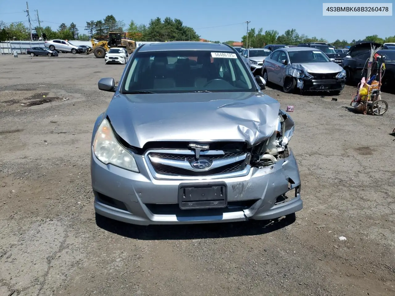 2011 Subaru Legacy 2.5I Limited VIN: 4S3BMBK68B3260478 Lot: 56486125