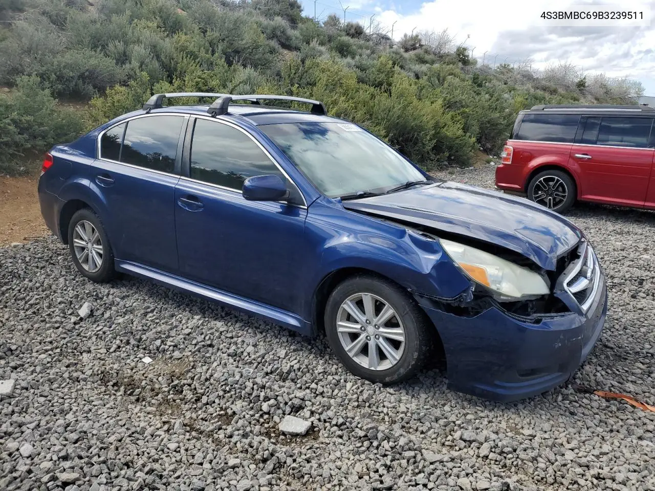2011 Subaru Legacy 2.5I Premium VIN: 4S3BMBC69B3239511 Lot: 56551205