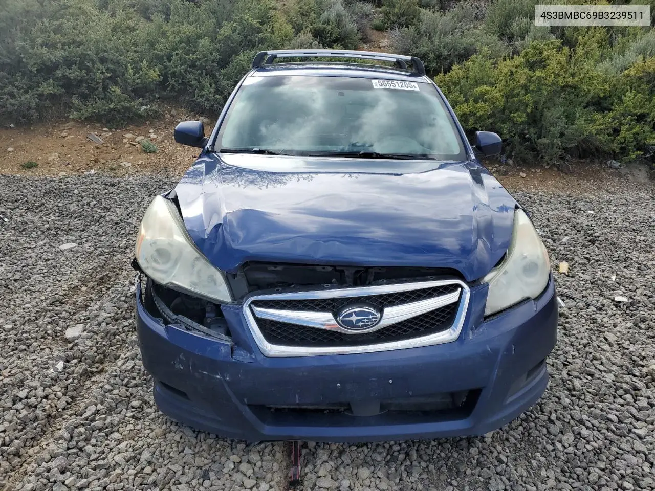 2011 Subaru Legacy 2.5I Premium VIN: 4S3BMBC69B3239511 Lot: 56551205