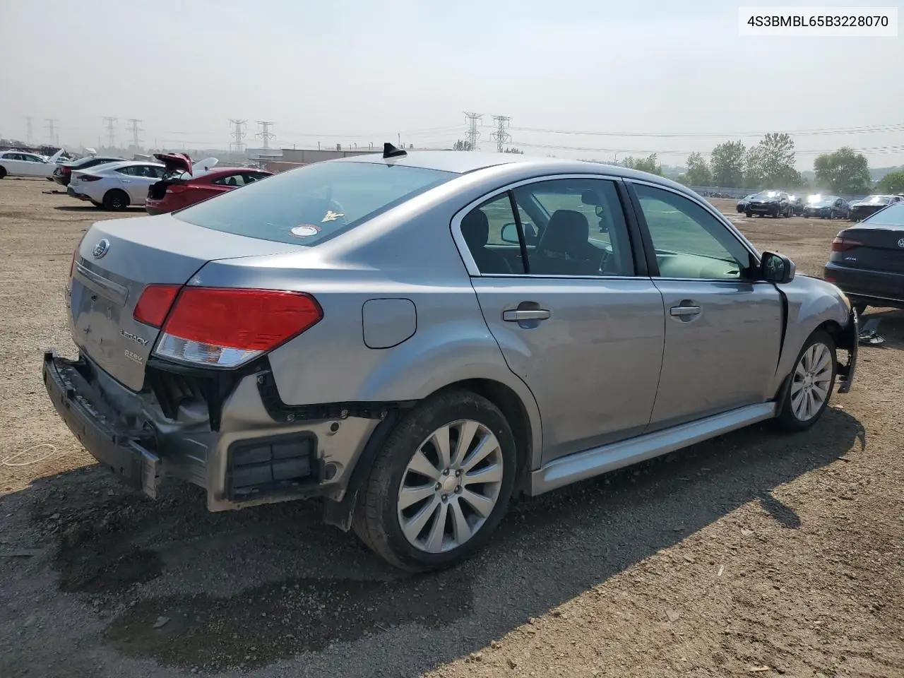 2011 Subaru Legacy 2.5I Limited VIN: 4S3BMBL65B3228070 Lot: 59597005