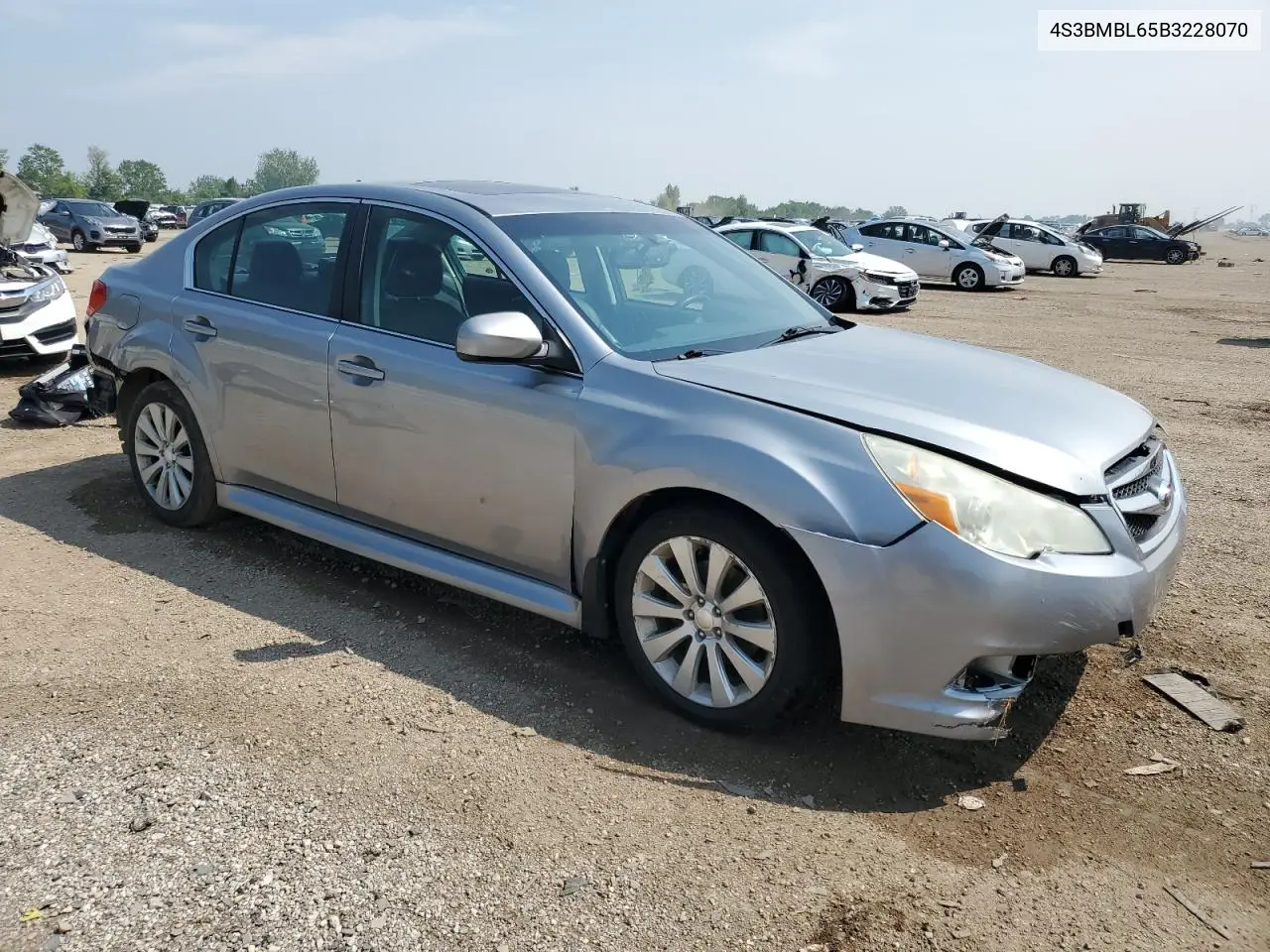 2011 Subaru Legacy 2.5I Limited VIN: 4S3BMBL65B3228070 Lot: 59597005