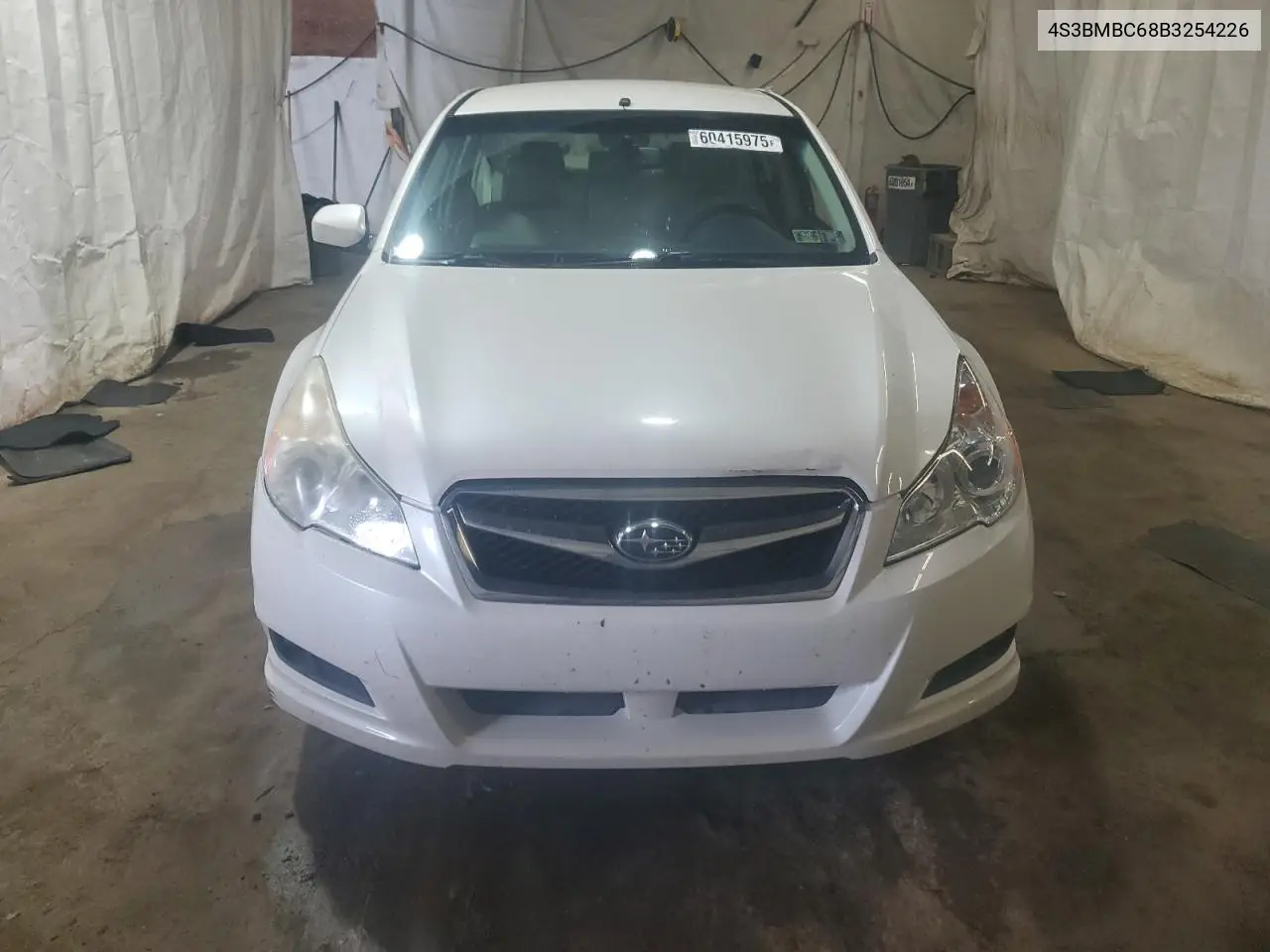 2011 Subaru Legacy 2.5I Premium VIN: 4S3BMBC68B3254226 Lot: 60415975