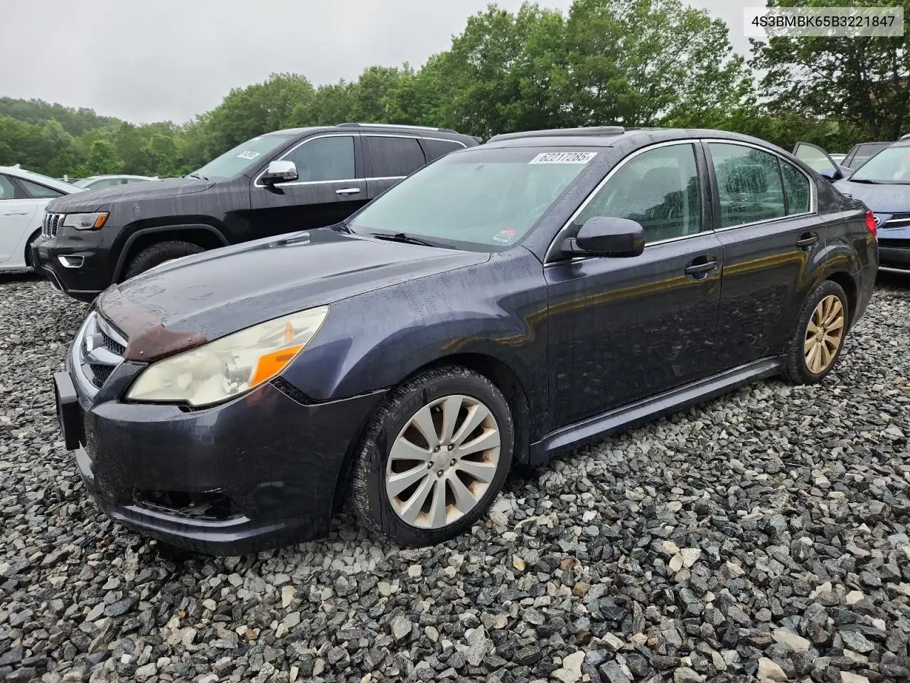 2011 Subaru Legacy 2.5I Limited VIN: 4S3BMBK65B3221847 Lot: 62217285