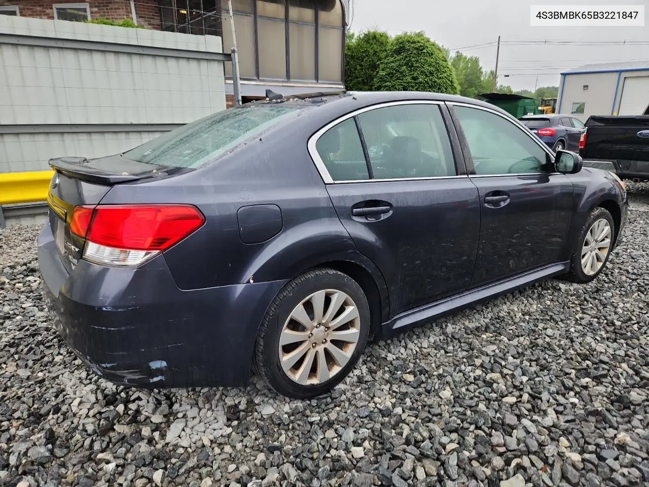 2011 Subaru Legacy 2.5I Limited VIN: 4S3BMBK65B3221847 Lot: 62217285