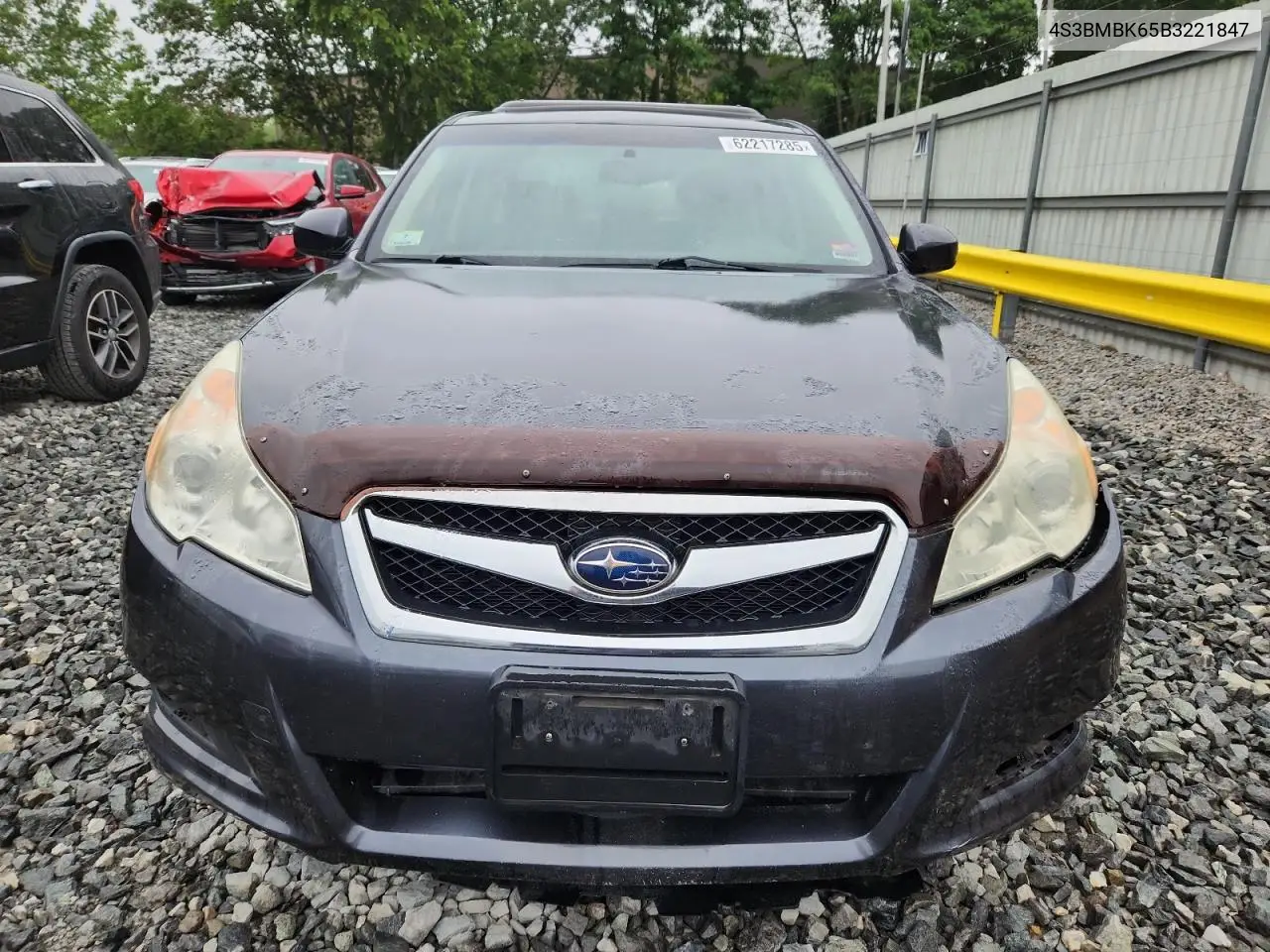 2011 Subaru Legacy 2.5I Limited VIN: 4S3BMBK65B3221847 Lot: 62217285