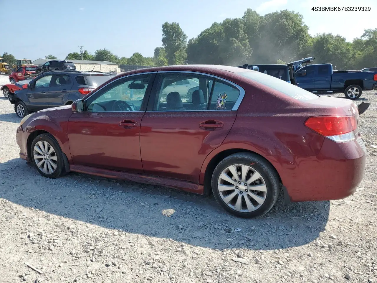 2011 Subaru Legacy 2.5I Limited VIN: 4S3BMBK67B3239329 Lot: 62268915