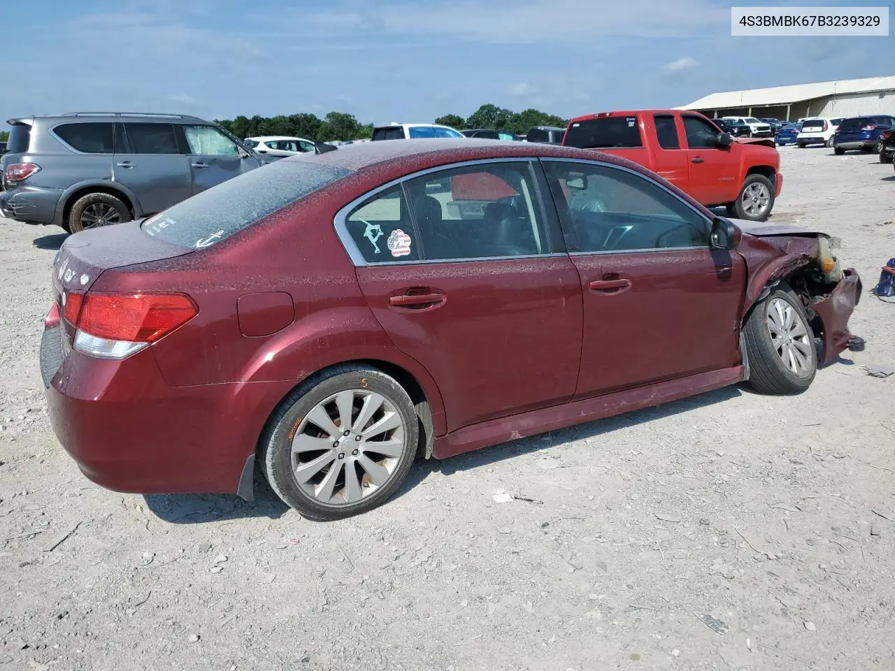 2011 Subaru Legacy 2.5I Limited VIN: 4S3BMBK67B3239329 Lot: 62268915