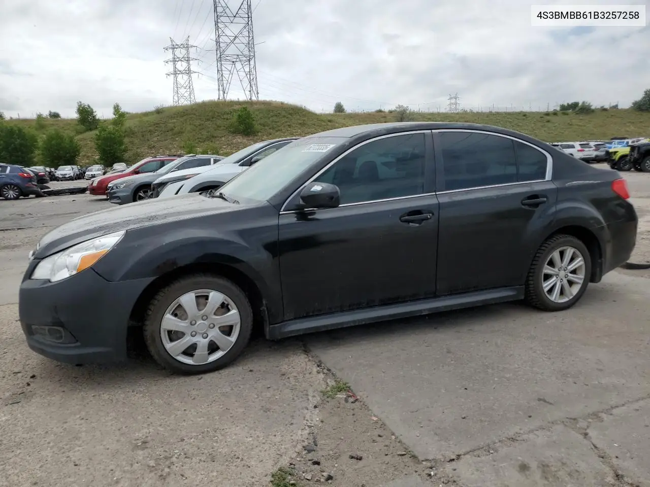 2011 Subaru Legacy 2.5I Premium VIN: 4S3BMBB61B3257258 Lot: 62723335