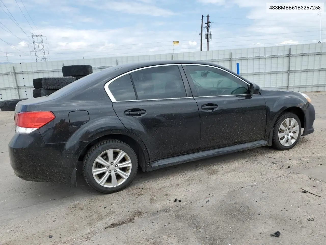 2011 Subaru Legacy 2.5I Premium VIN: 4S3BMBB61B3257258 Lot: 62723335