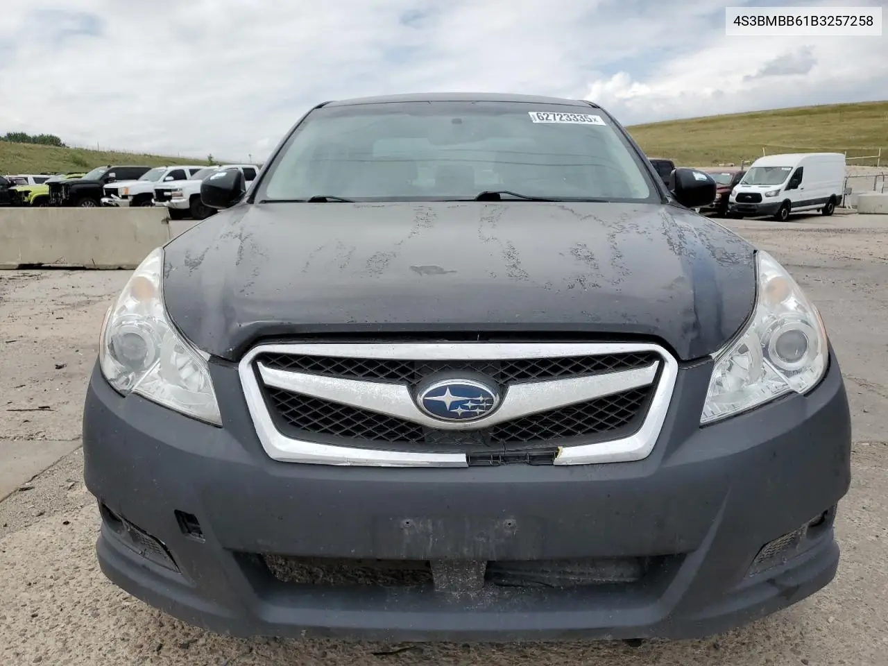 2011 Subaru Legacy 2.5I Premium VIN: 4S3BMBB61B3257258 Lot: 62723335