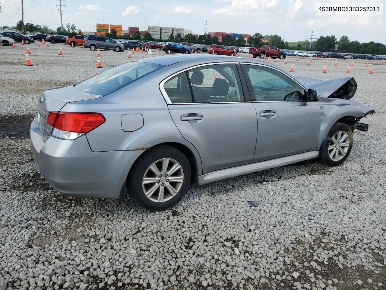 2011 Subaru Legacy 2.5I Premium VIN: 4S3BMBC63B3252013 Lot: 63046065