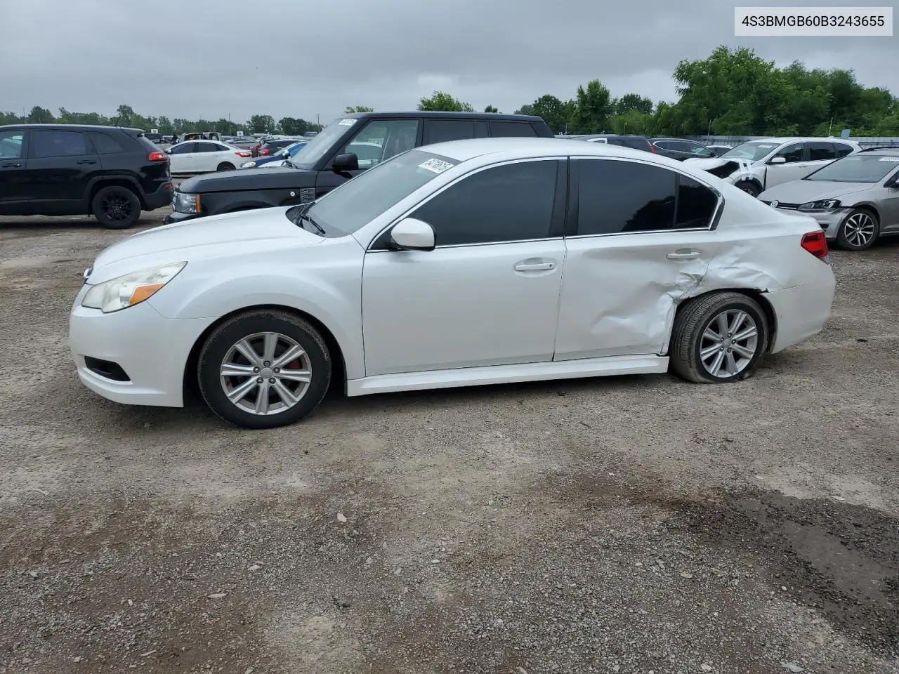2011 Subaru Legacy 2.5I Premium VIN: 4S3BMGB60B3243655 Lot: 64718615