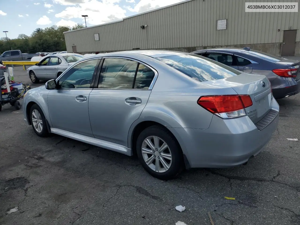 2012 Subaru Legacy 2.5I Premium VIN: 4S3BMBC6XC3012037 Lot: 55500225