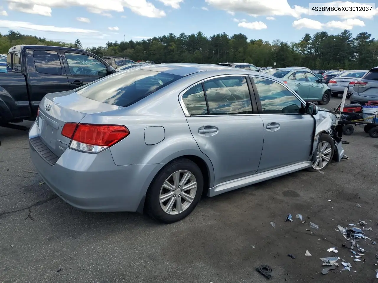 2012 Subaru Legacy 2.5I Premium VIN: 4S3BMBC6XC3012037 Lot: 55500225