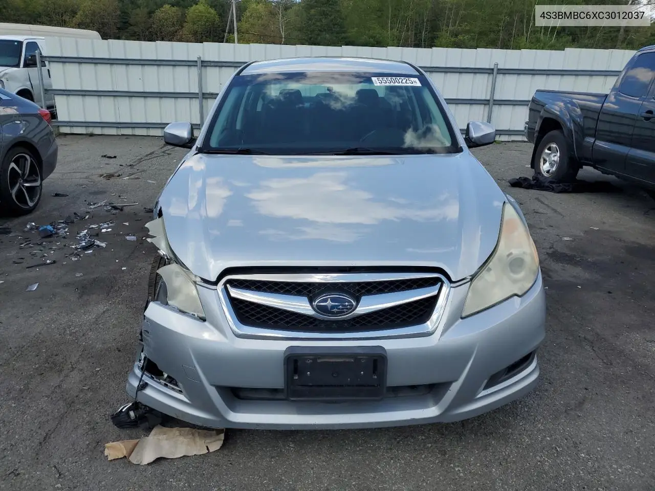 2012 Subaru Legacy 2.5I Premium VIN: 4S3BMBC6XC3012037 Lot: 55500225