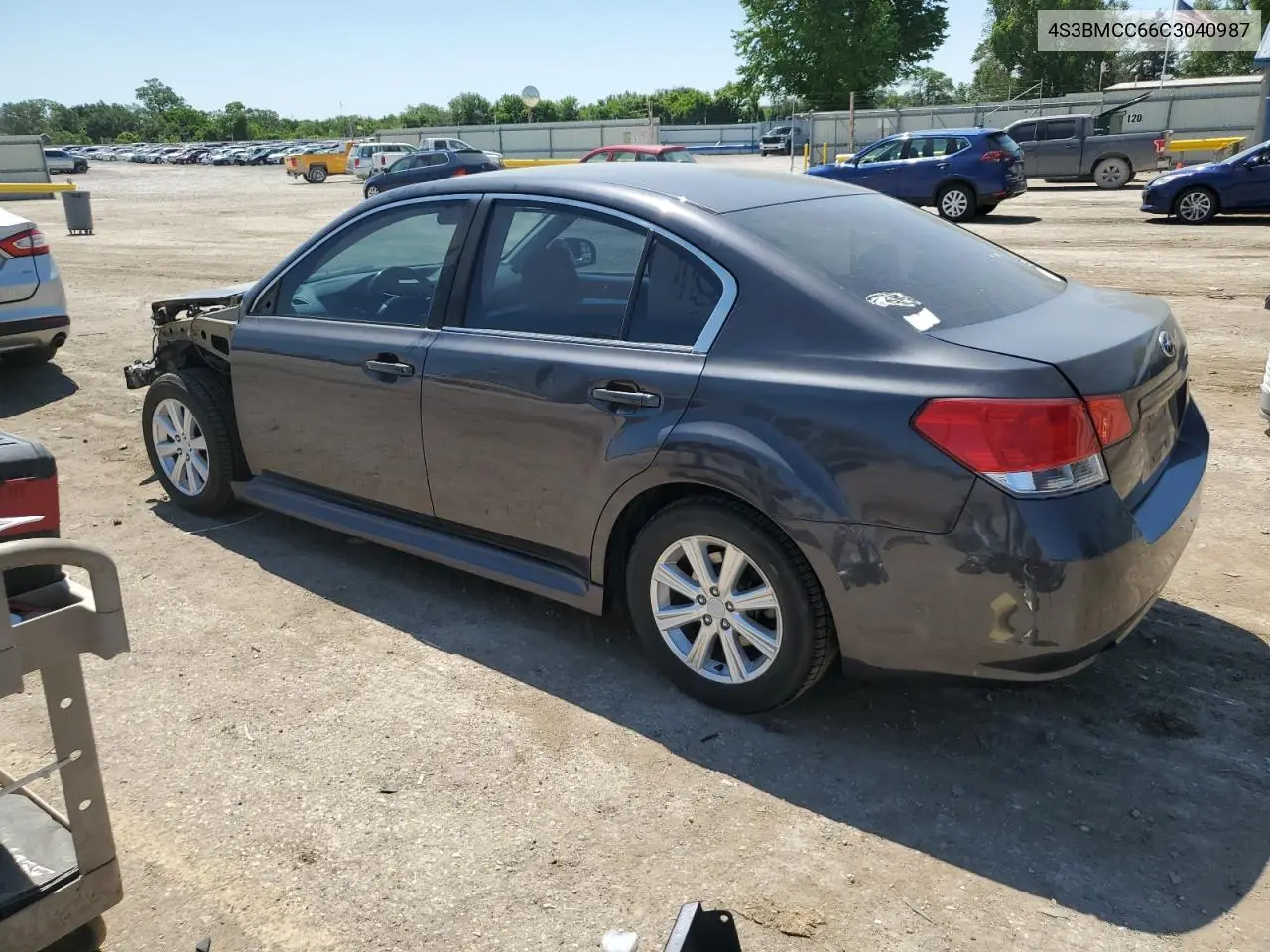 2012 Subaru Legacy 2.5I Premium VIN: 4S3BMCC66C3040987 Lot: 56665815