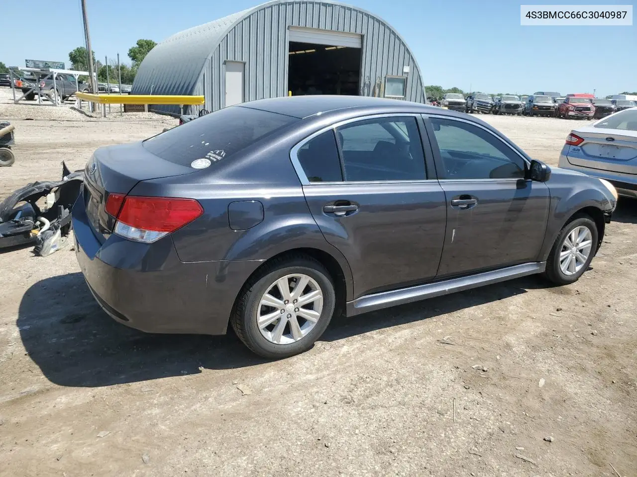 2012 Subaru Legacy 2.5I Premium VIN: 4S3BMCC66C3040987 Lot: 56665815