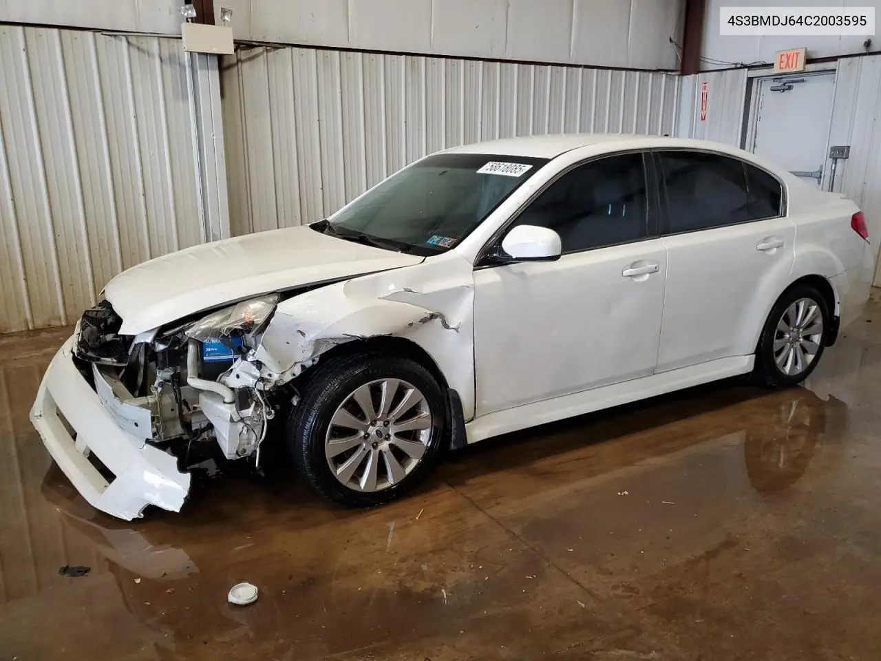 2012 Subaru Legacy 3.6R Limited VIN: 4S3BMDJ64C2003595 Lot: 58618085