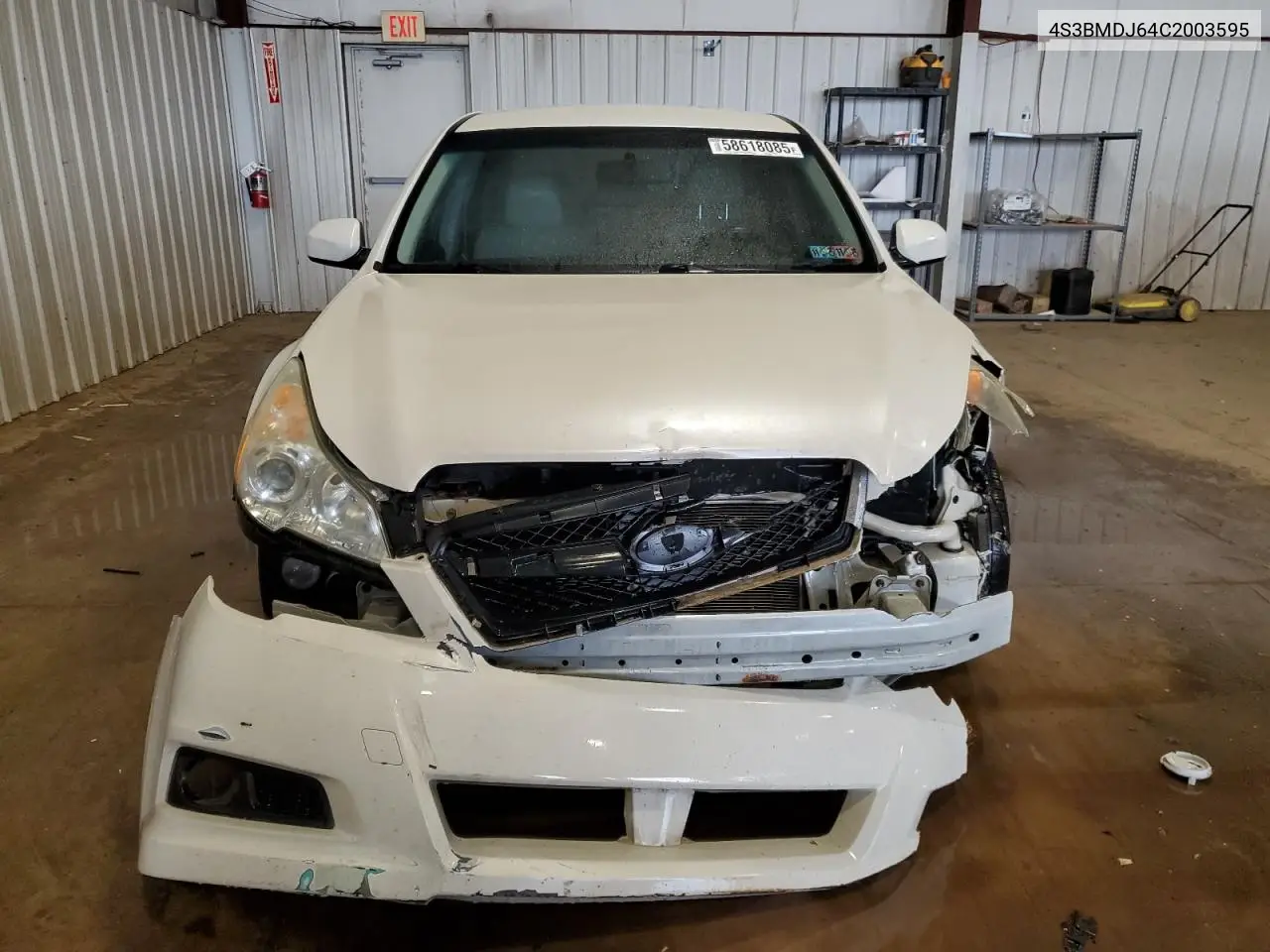 2012 Subaru Legacy 3.6R Limited VIN: 4S3BMDJ64C2003595 Lot: 58618085