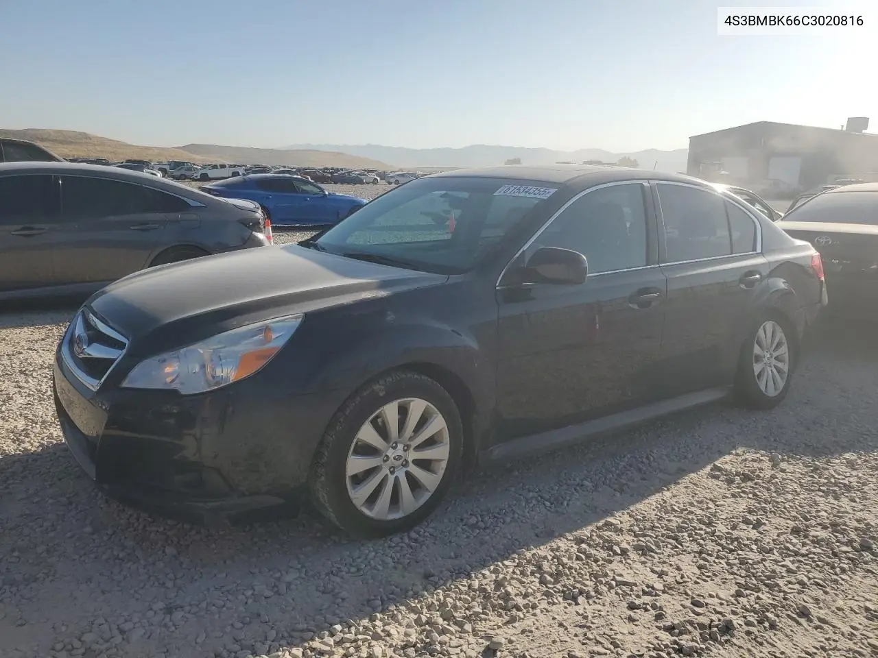 2012 Subaru Legacy 2.5I Limited VIN: 4S3BMBK66C3020816 Lot: 61534355