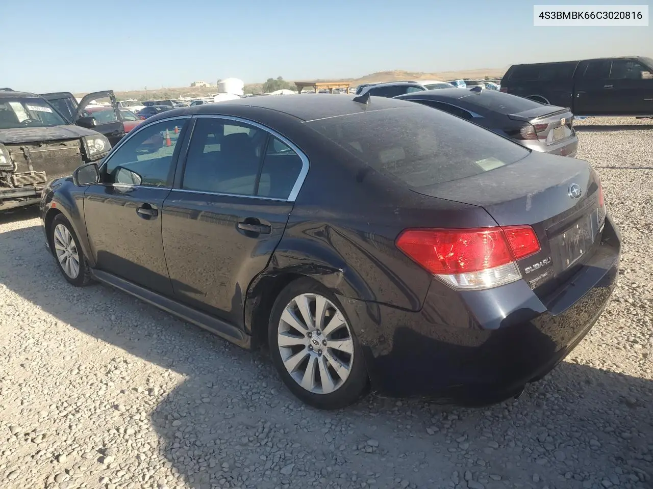 2012 Subaru Legacy 2.5I Limited VIN: 4S3BMBK66C3020816 Lot: 61534355