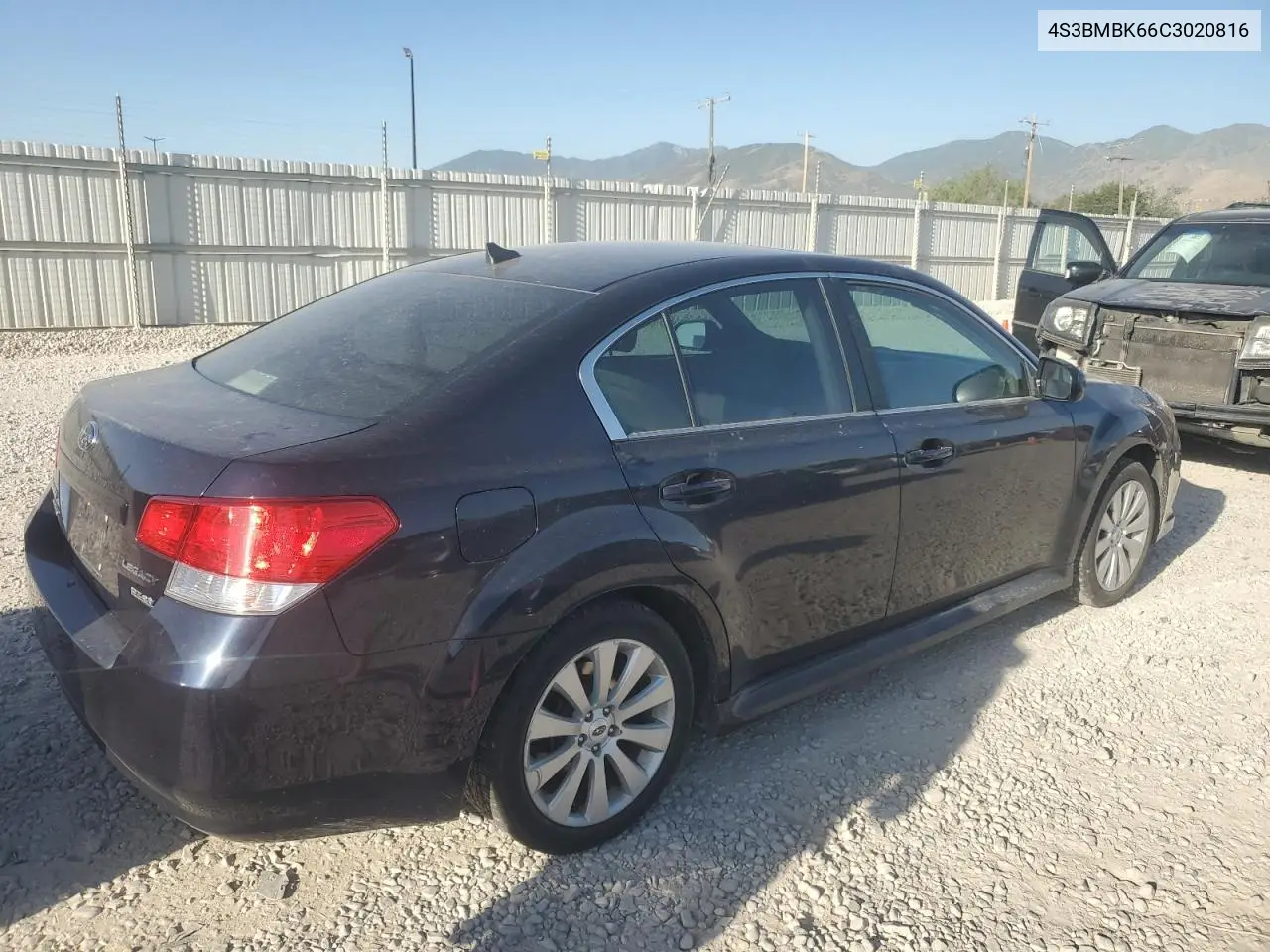 2012 Subaru Legacy 2.5I Limited VIN: 4S3BMBK66C3020816 Lot: 61534355