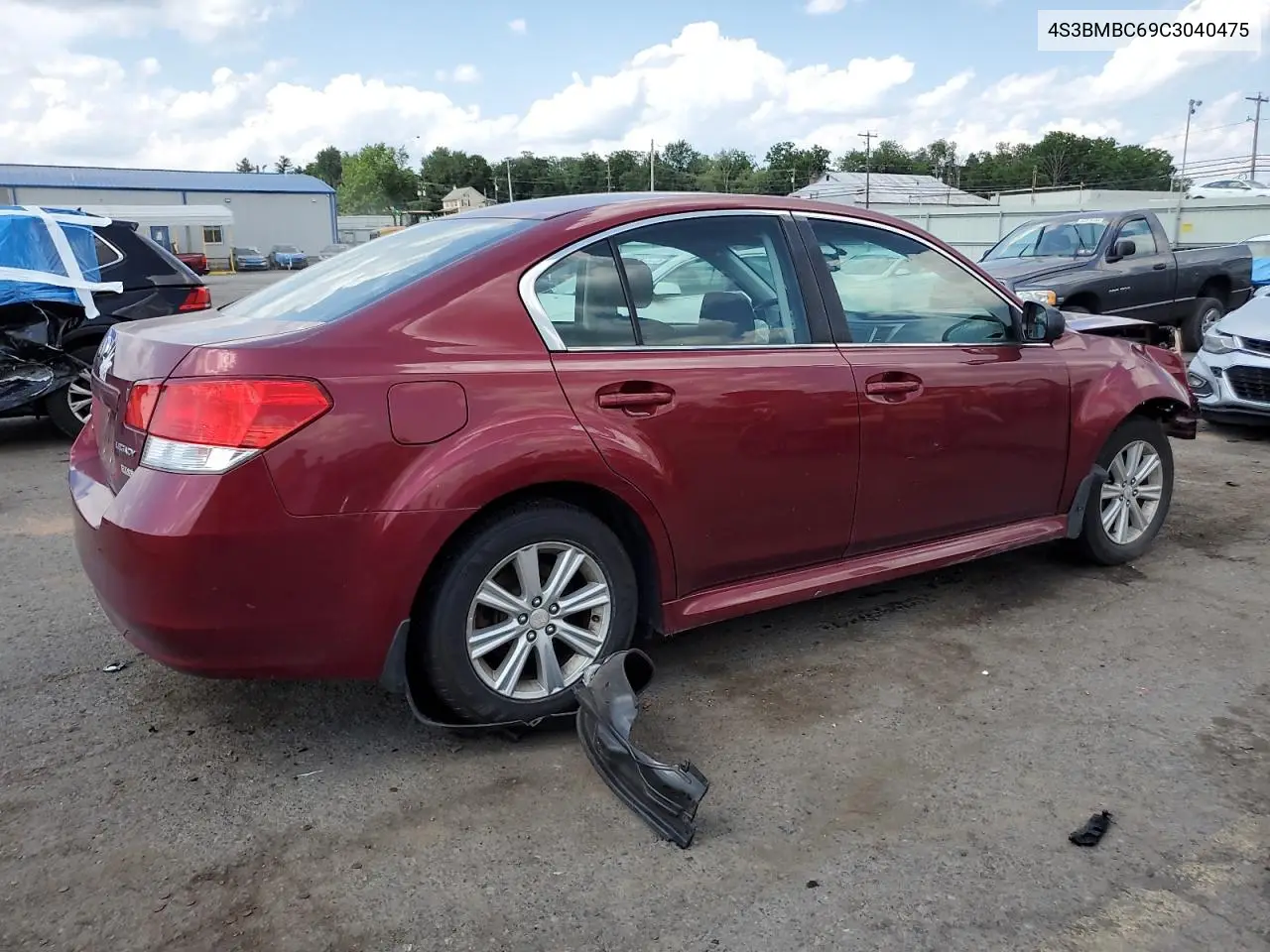 2012 Subaru Legacy 2.5I Premium VIN: 4S3BMBC69C3040475 Lot: 62652155