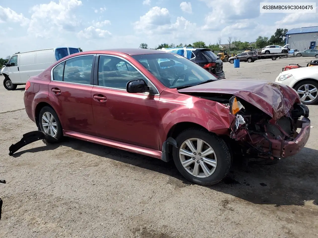 2012 Subaru Legacy 2.5I Premium VIN: 4S3BMBC69C3040475 Lot: 62652155
