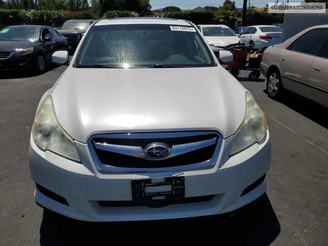 2012 Subaru Legacy 2.5I Limited VIN: 4S3BMBK6XC3008250 Lot: 63118475