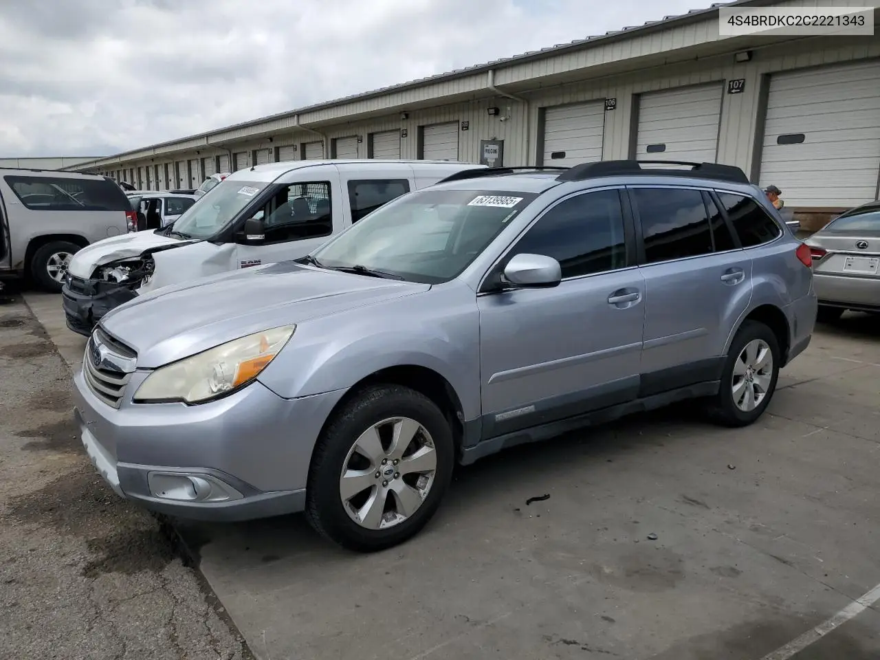 2012 Subaru Outback 3.6R Limited VIN: 4S4BRDKC2C2221343 Lot: 63139985