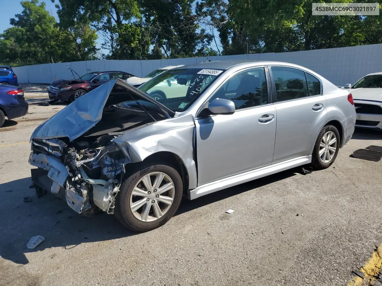 2012 Subaru Legacy 2.5I Premium VIN: 4S3BMCC69C3021897 Lot: 63194885