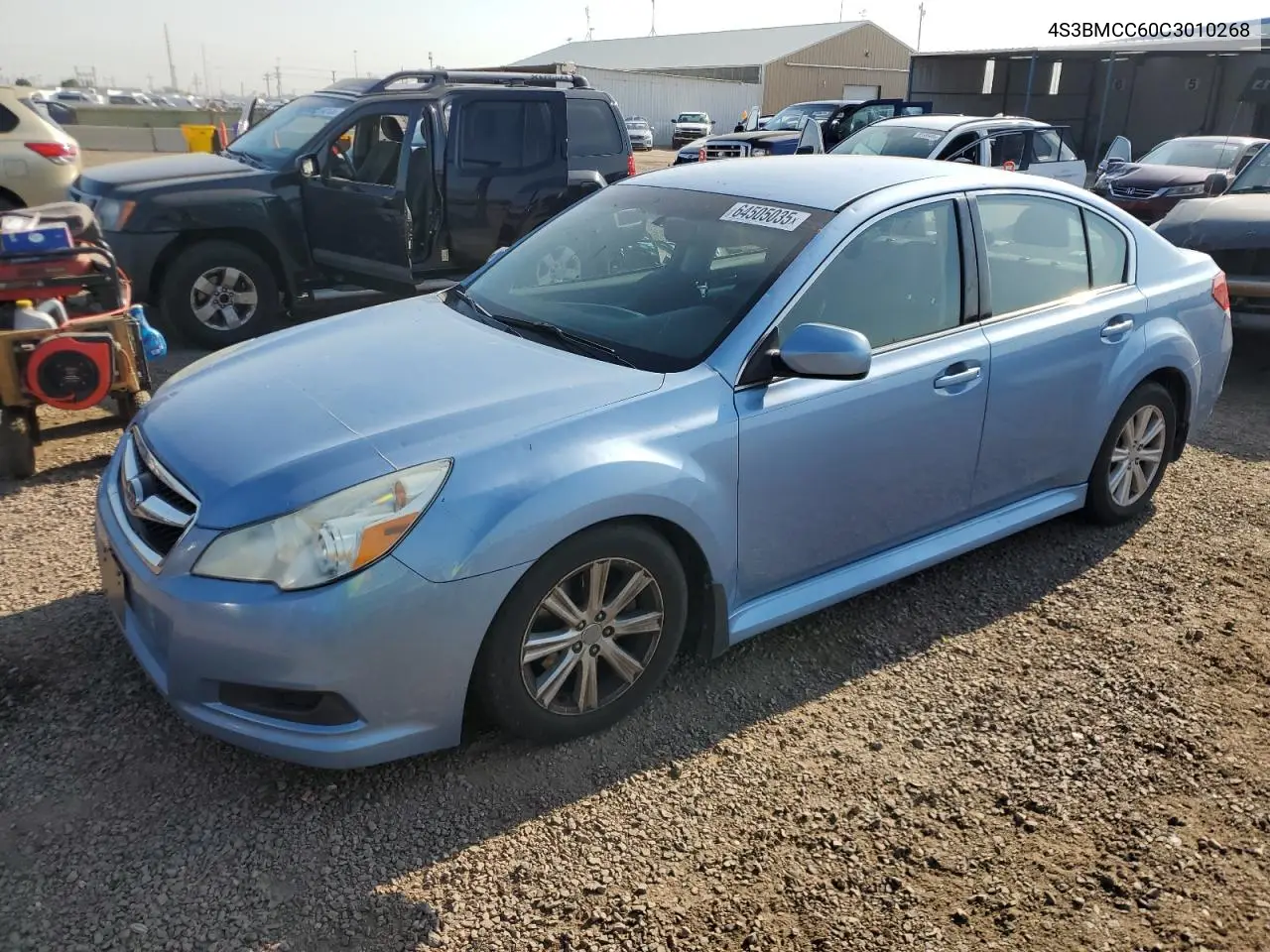 2012 Subaru Legacy 2.5I Premium VIN: 4S3BMCC60C3010268 Lot: 64505035