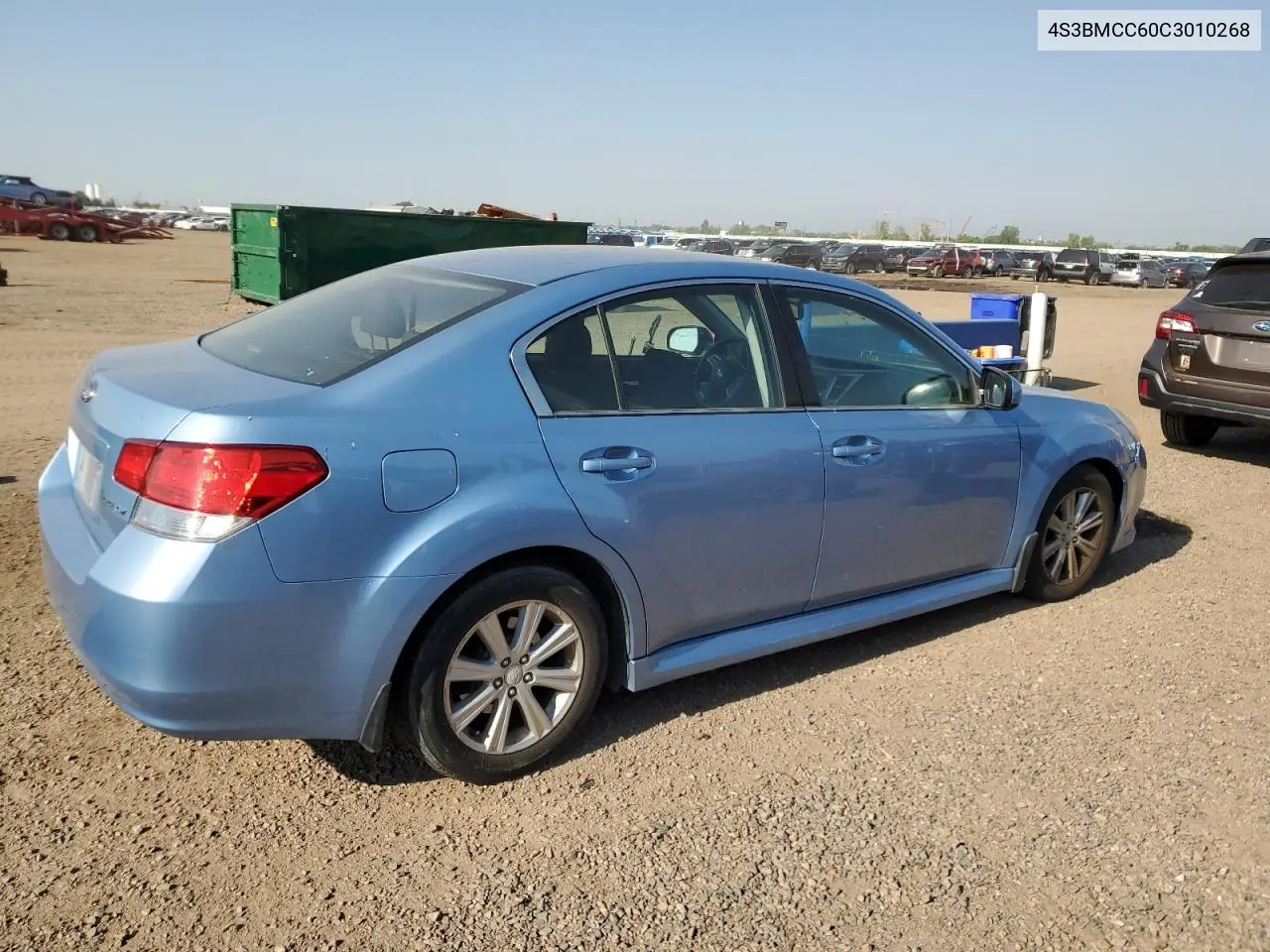 2012 Subaru Legacy 2.5I Premium VIN: 4S3BMCC60C3010268 Lot: 64505035
